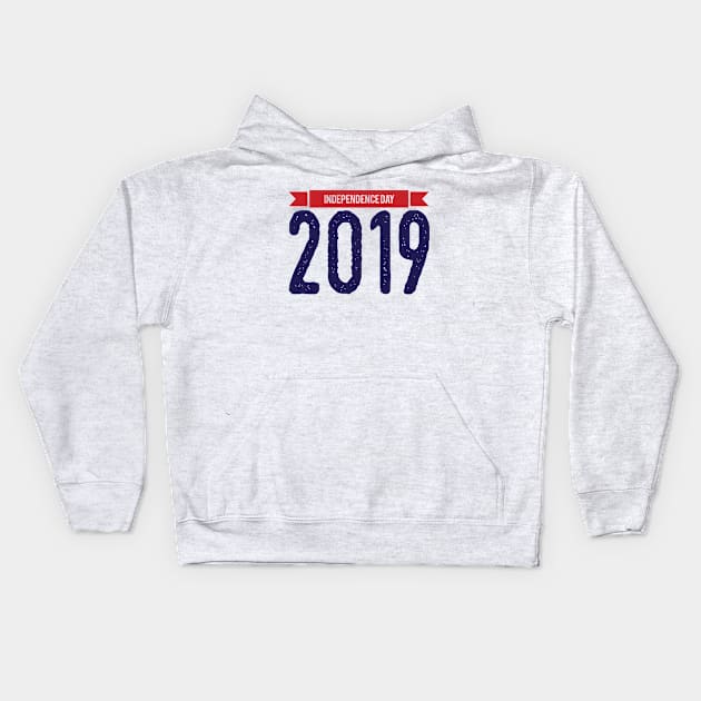 4th of july Kids Hoodie by Pinkfeathers